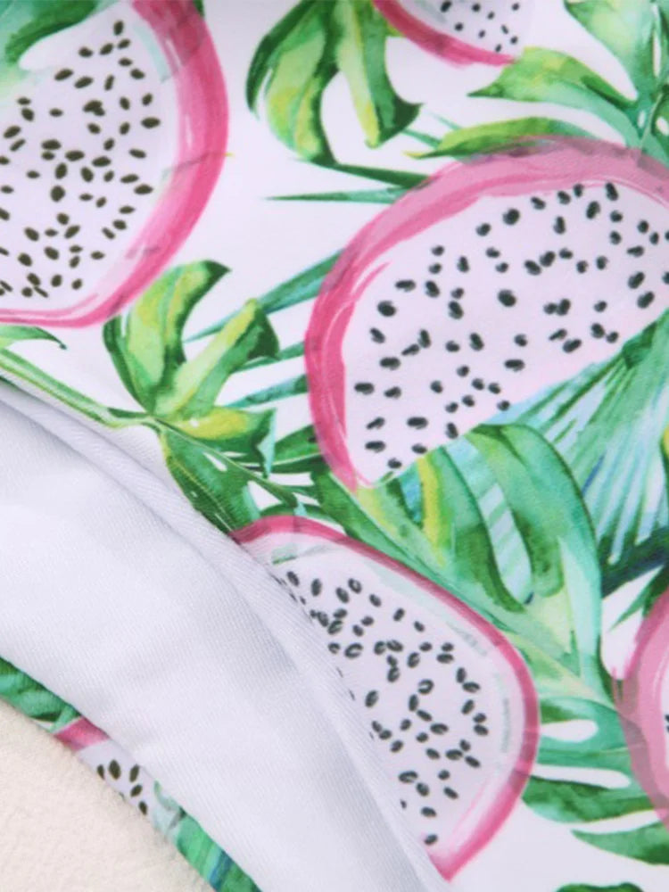 Miyouj Printed Bathsuit 2026 Bikinis Bandage Swimwear Women's Two Piece Suit Low Waist Swimsuit String Biquini Sexy Swimsuits