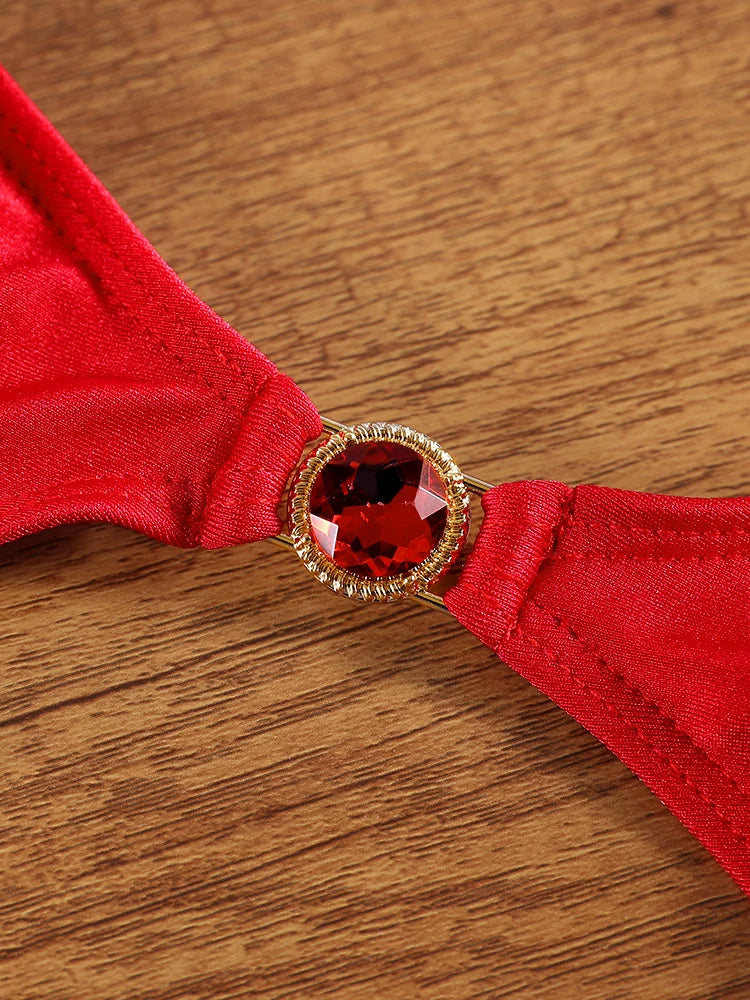 2026 Triangle Red Bikini Sets Swimwear Women String Swimsuit Sexy Bathing Suit Summer 2-Piece Biquini Low Waist Beach Wear